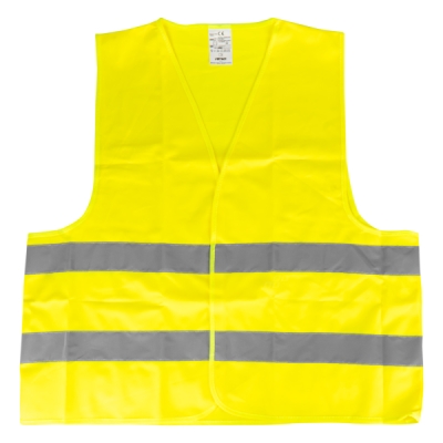 Reflexná vesta XXXL žltá s certifikátom AMiO-03935