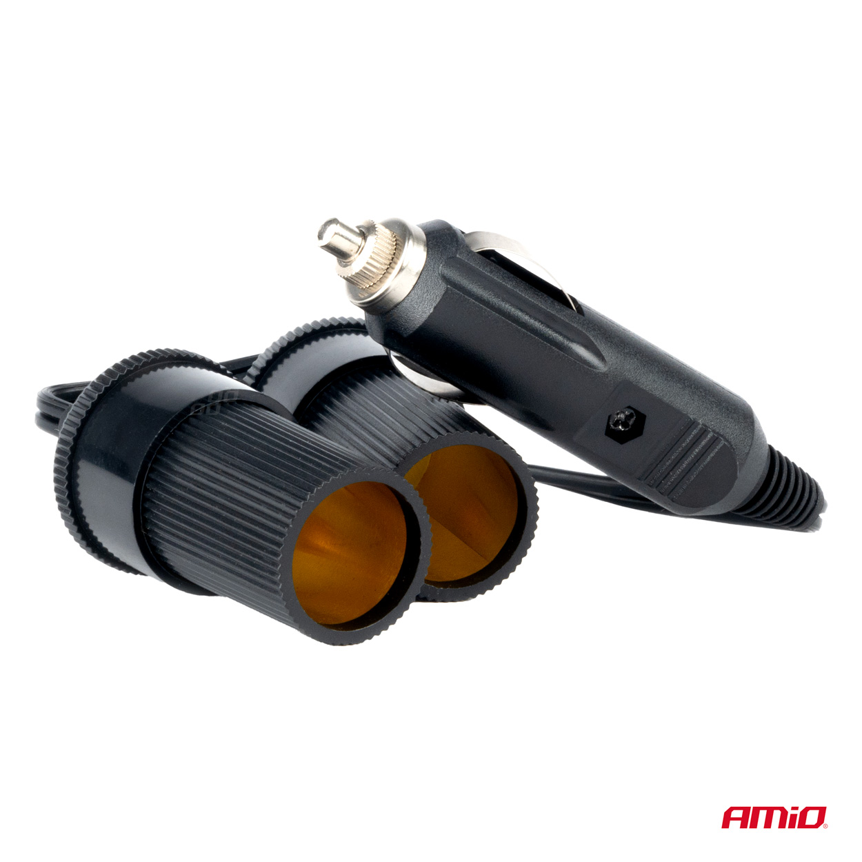Rozdeľovač zásuvky zapaľovača do auta 12V 24V AMiO-03801