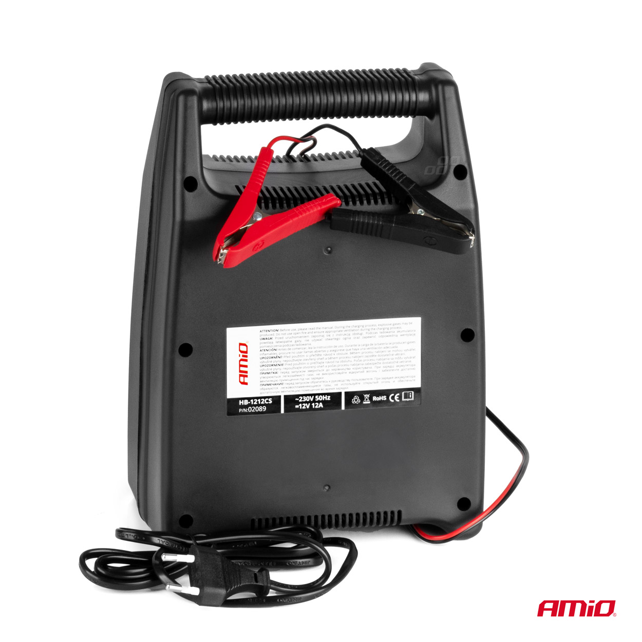 Nabíjačka auto/moto batérií 12A, 12V AMiO SBC-12A