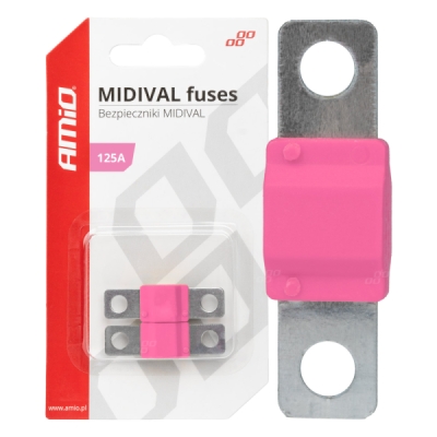 Poistky MIDIVAL 125A AMIO-03480