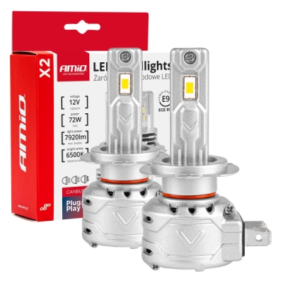 LED žiarovky hlavného svietenia H7 X2 Series AMiO