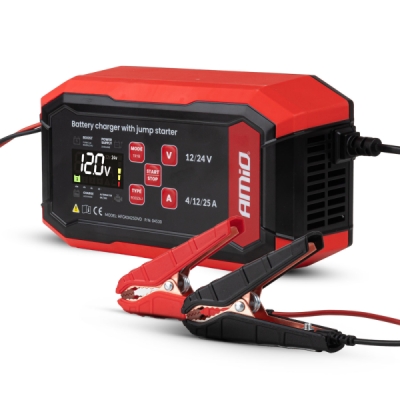 Nabíjačka digitálna BOOST AGM GEL STD LiFePo4 MAX 25A 12/24V PRO AMiO-04530