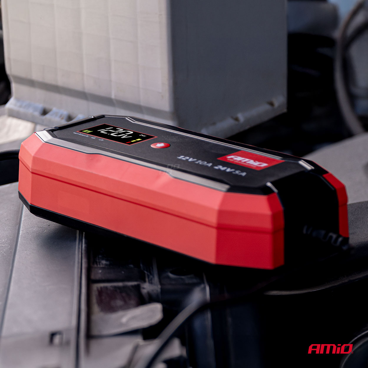 Nabíjačka digitálna AGM GEL STD LiFePo4 MAX 10A 12/24V PRO AMiO-04528