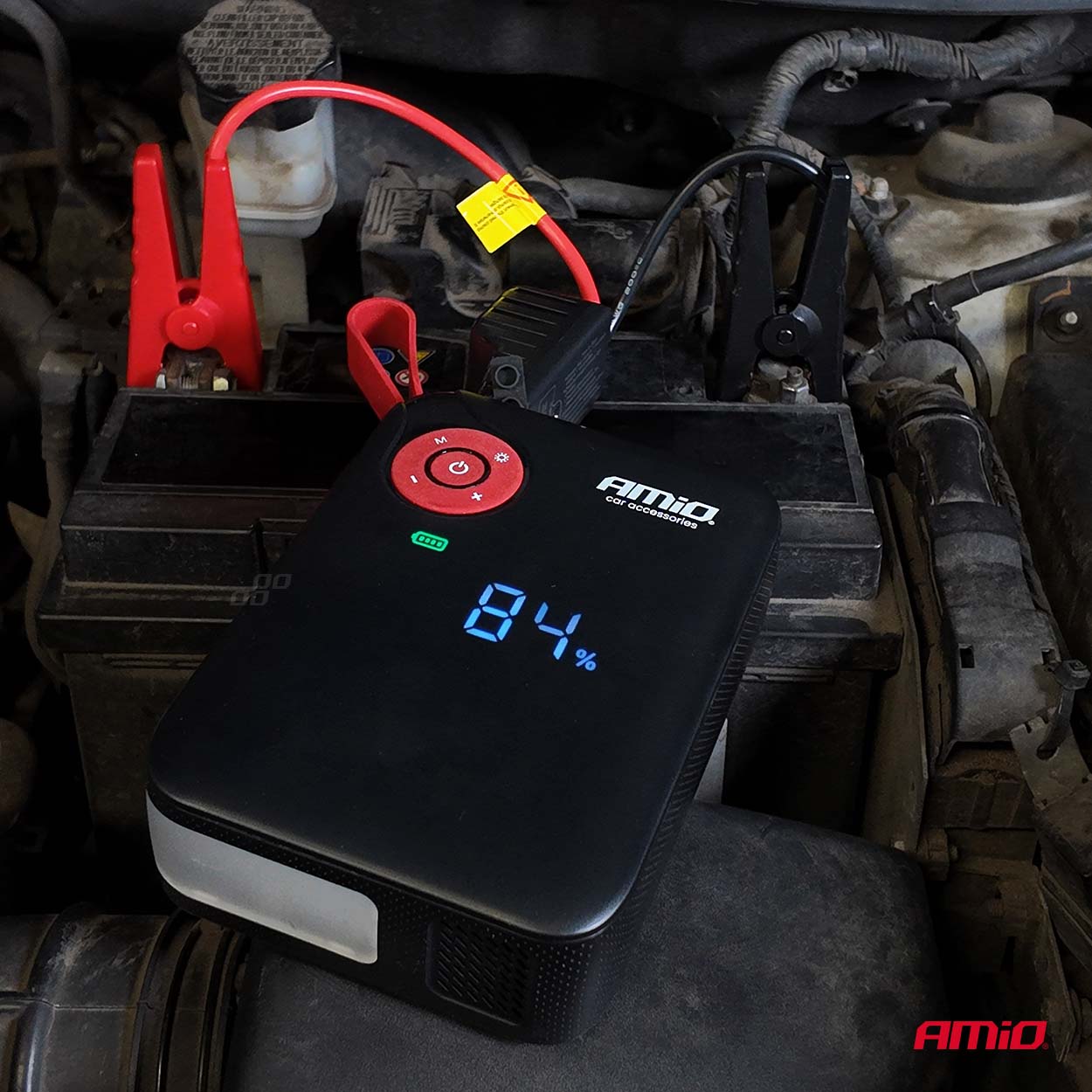 Štartovacie zariadenie 4in1 12V 7,2Ah 600A PRO AMiO-04675