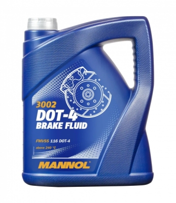 MANNOL - Brzdová kvapalina DOT-4, 5L
