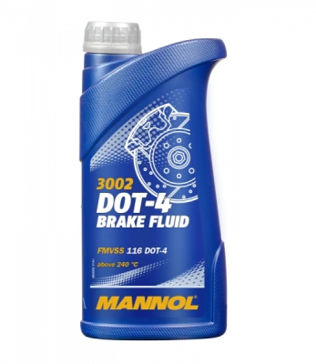 MANNOL - Brzdová kvapalina DOT-4, 1L
