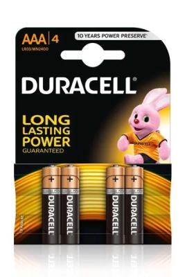 Batéria DURACELL BASIC LR03 / AAA / K4 4ks