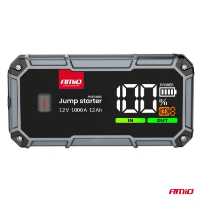 Štartovacie zariadenie 3in1 12V 12Ah 1000A PRO AMiO-04676