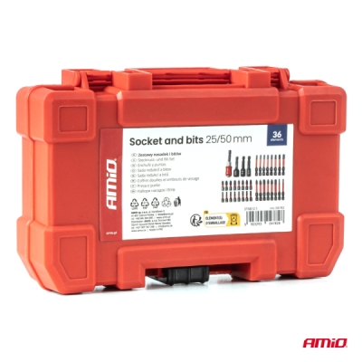 Sada redukcií a bitov 25/50mm AMiO-04782