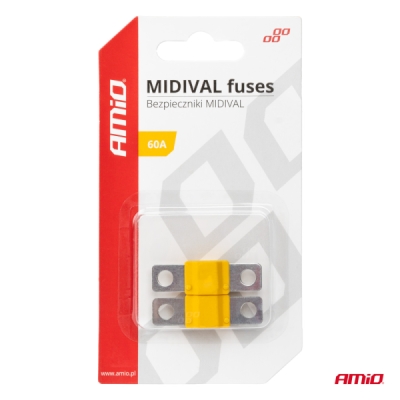 Poistky MIDIVAL 60A AMIO-03476