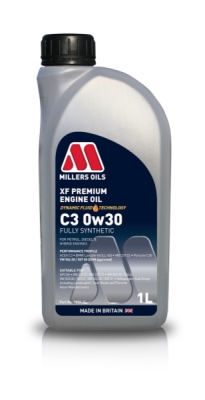 Motorový olej MILLERS OILS XF PREMIUM C3 VW 0W-30 1L