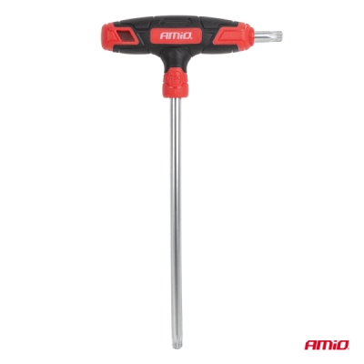 Sada torx kľúčov s priečnou rukoväťou 8 kusy AMiO-04827