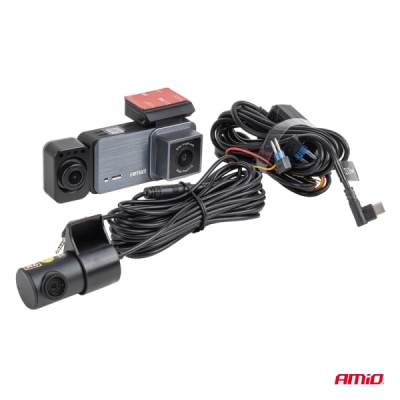 Kamera do auta so zadnou kamerou 4K + 1K + 2K WLAN WIFI UHD 512 GB AMiO-04802