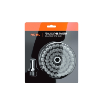 ADBL - Okrúhla kefa na kožu LEATHER TWISTER 100mm