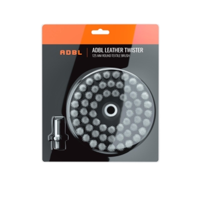 ADBL - Okrúhla kefa na kožu LEATHER TWISTER 125mm