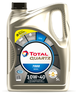 Motorový olej Total Quartz 7000 Diesel 10W-40 5L