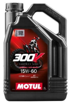 Motorový olej MOTUL 300V FACTORY LINE OFF ROAD 15W-60 4T 104138 4L