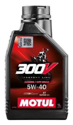 Motorový olej MOTUL 300V FACTORY LINE OFF ROAD 5W-40 4T 104134 1L