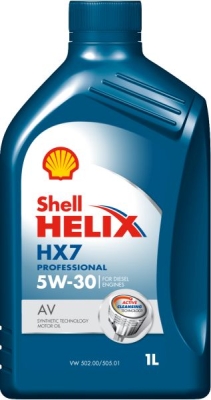 Motorový olej Shell Helix HX7 Professional AV 5W-30 1L