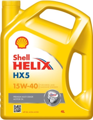 Motorový olej Shell Helix HX5 15W-40 4L