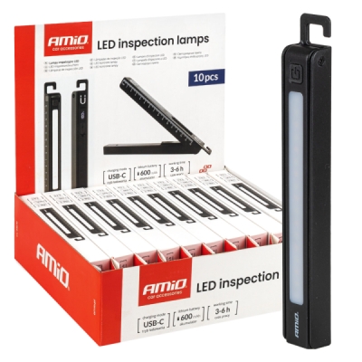 LED inšpekčné baterky, 10 kusov AMiO-04670