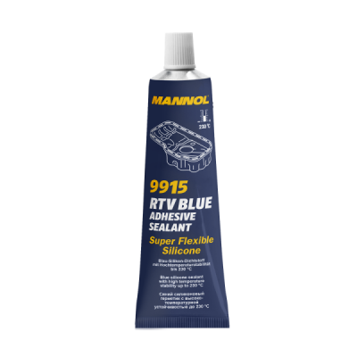 Modrý silikón MANNOL 9915 RTV Adhesive Sealant Blue 85g
