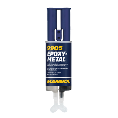 Dvojzložkové lepidlo na kov MANNOL 9905 Epoxy-Metal 30g/24ml