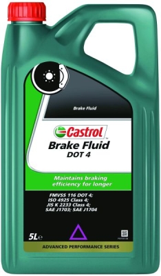 Brzdová kvapalina CASTROL Brake Fluid DOT 4 5L 15CD1B