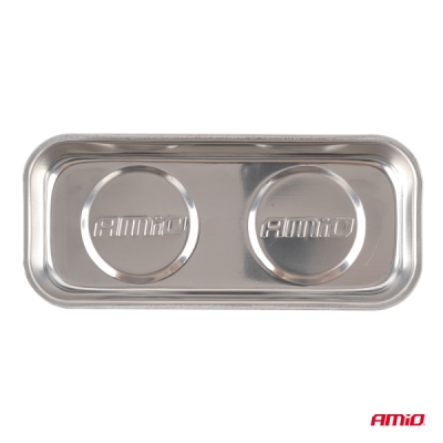 Magnetická miska z nehrdzavejúcej ocele 150x65x27mm AMiO-04917