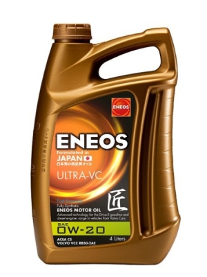 Motorový olej ENEOS 0W-20 ULTRA VC 4L