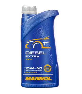 Motorový olej MANNOL 7504 Diesel Extra 10W-40 1L