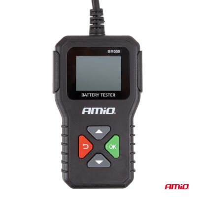 Profesionálny digitálny tester akumulátora 2–220 Ah 6V 12V 24V AMIO-04920