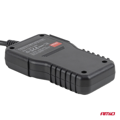 Profesionálny digitálny tester akumulátora 2–220 Ah 6V 12V 24V AMIO-04920