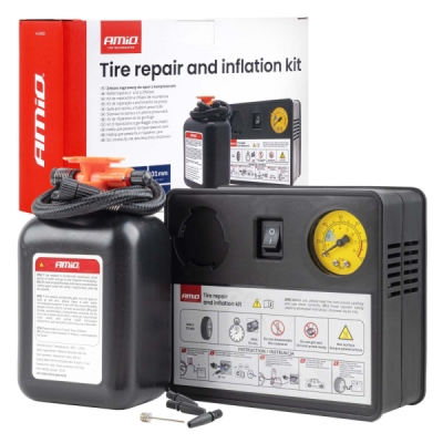 Sada na opravu defektov a hustenie pneumatík 31mm 12V AMIO-04930