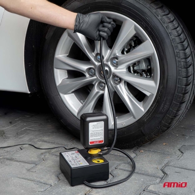 Sada na opravu defektov a hustenie pneumatík 19mm 12V AMIO-04929