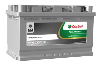 Štartovacia batéria Castrol AGM 80Ah 800A P