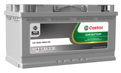 Štartovacia batéria Castrol AGM 95Ah 900A P
