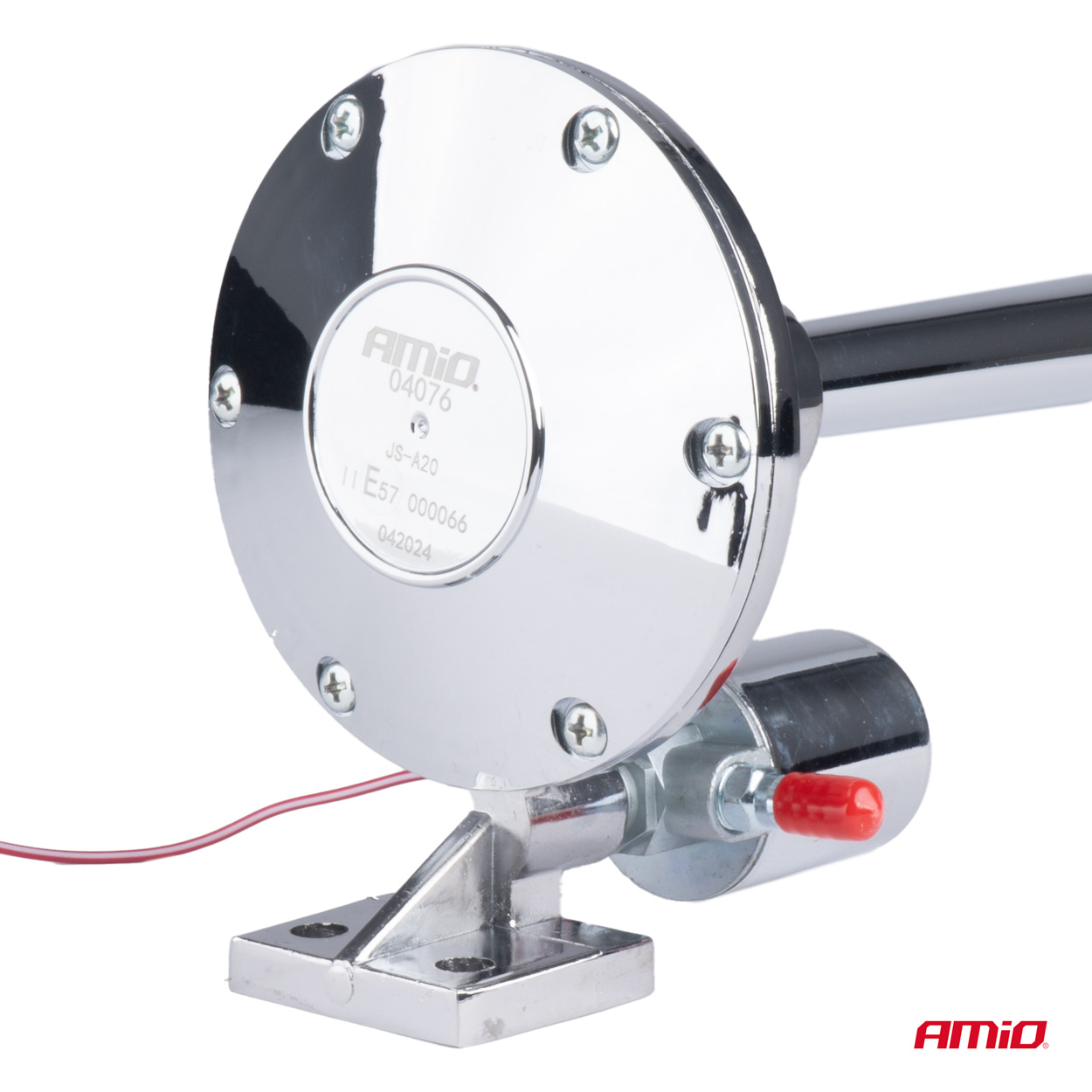 Klaksón fanfára chróm 640 mm 12V 24V AMiO-04076