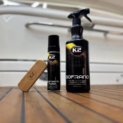 K2 - Pena na čistenie a starostlivosť o kožu SOFRANO FOAM PRO 200ml