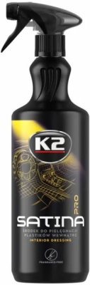 K2 - Prípravok na ošetrovanie plastov interiéru SATINA PRO 1L
