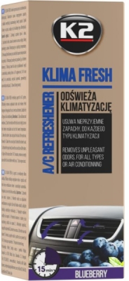 K2 - Osviežujúci sprej na klimatizáciu BLUEBERRY (čučoriedka) 150ml