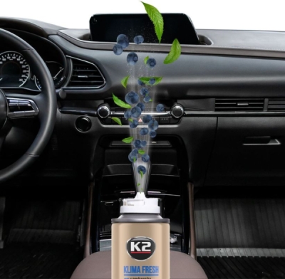 K2 - Osviežujúci sprej na klimatizáciu BLUEBERRY (čučoriedka) 150ml