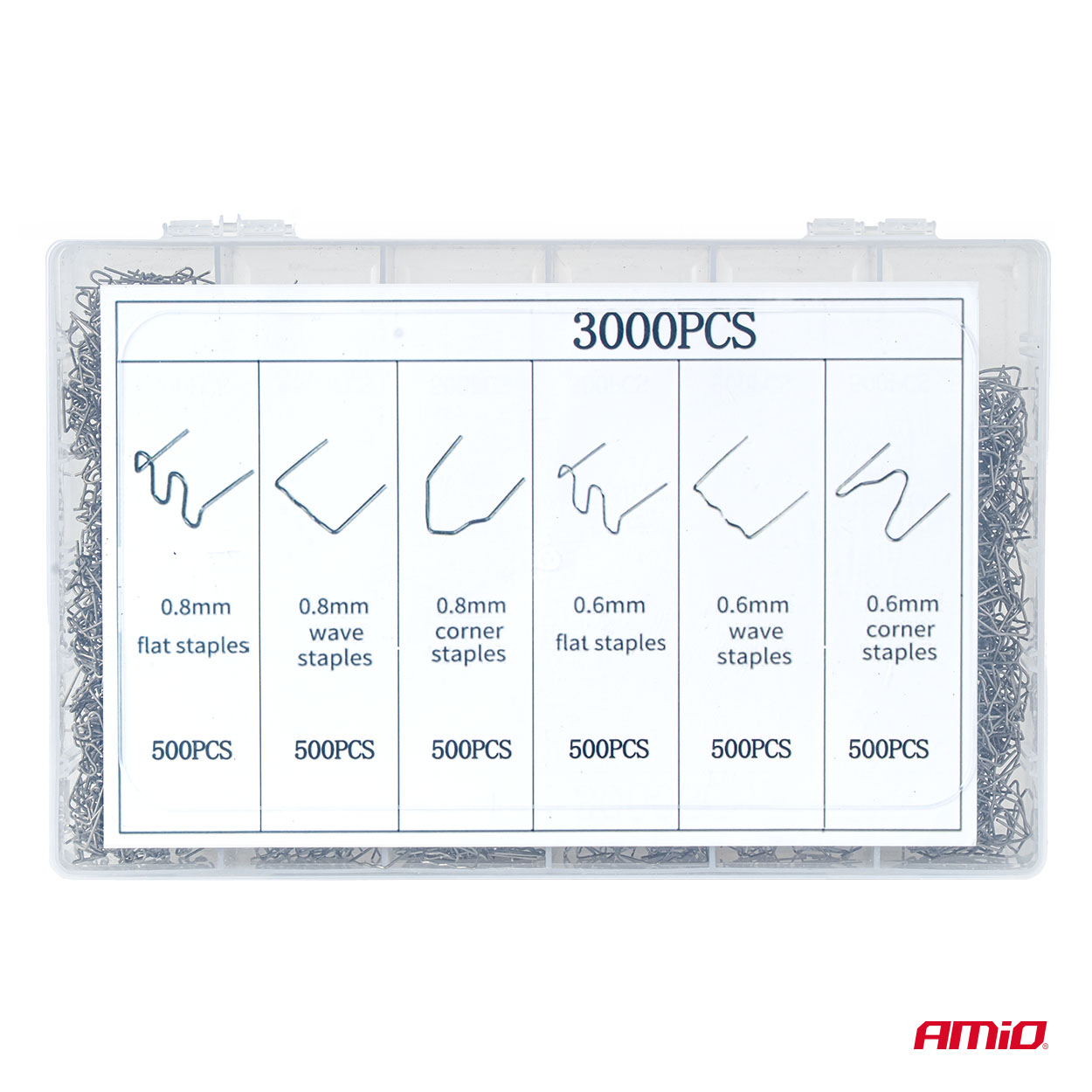 Sada spon na plast 3000 ks AMiO-04743