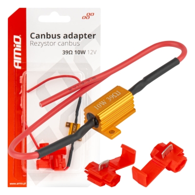 Rezistor pre LED žiarovky CANBUS 39? 10W AMiO-04091