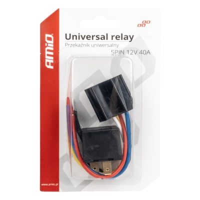Univerzálne relé s kockou a káblami AMIO-03510