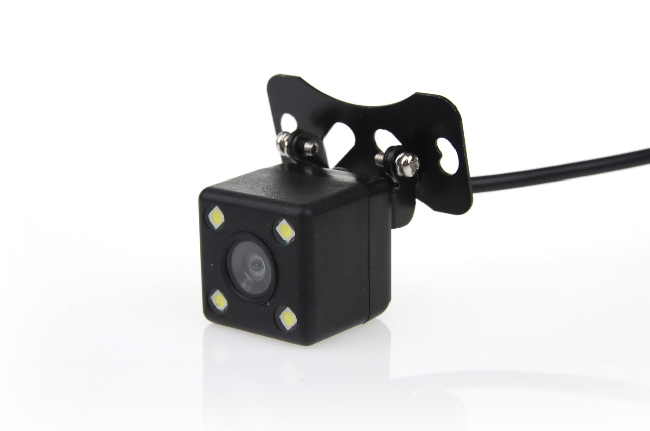 Parkovací asistent TFT01 4,3` s kamerou CAM-315 LED, 4-senzorové čierne