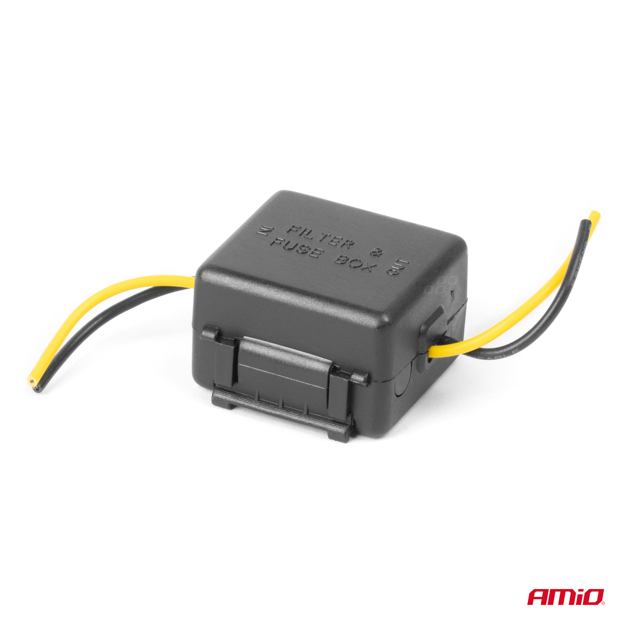 Odrušovací filter do auta so sklenenou poistkou 12V AMiO-04099