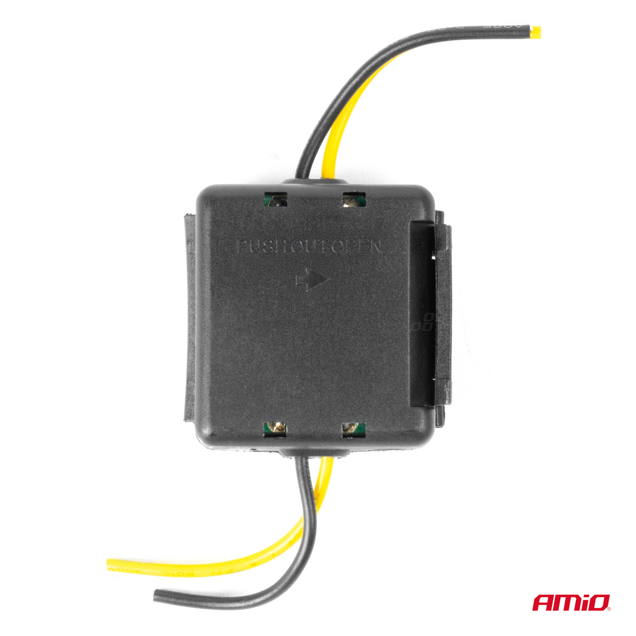 Odrušovací filter do auta so sklenenou poistkou 12V AMiO-04099