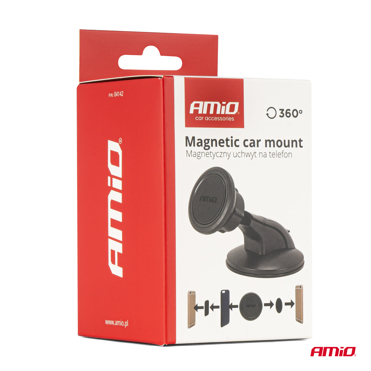 Držiak na telefón magnetický AMiO-04142