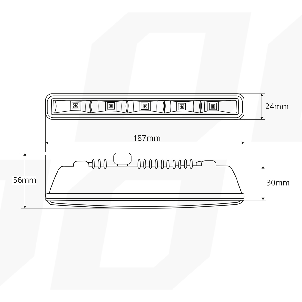 Svetlá pre denné svietenie DRL 501HP